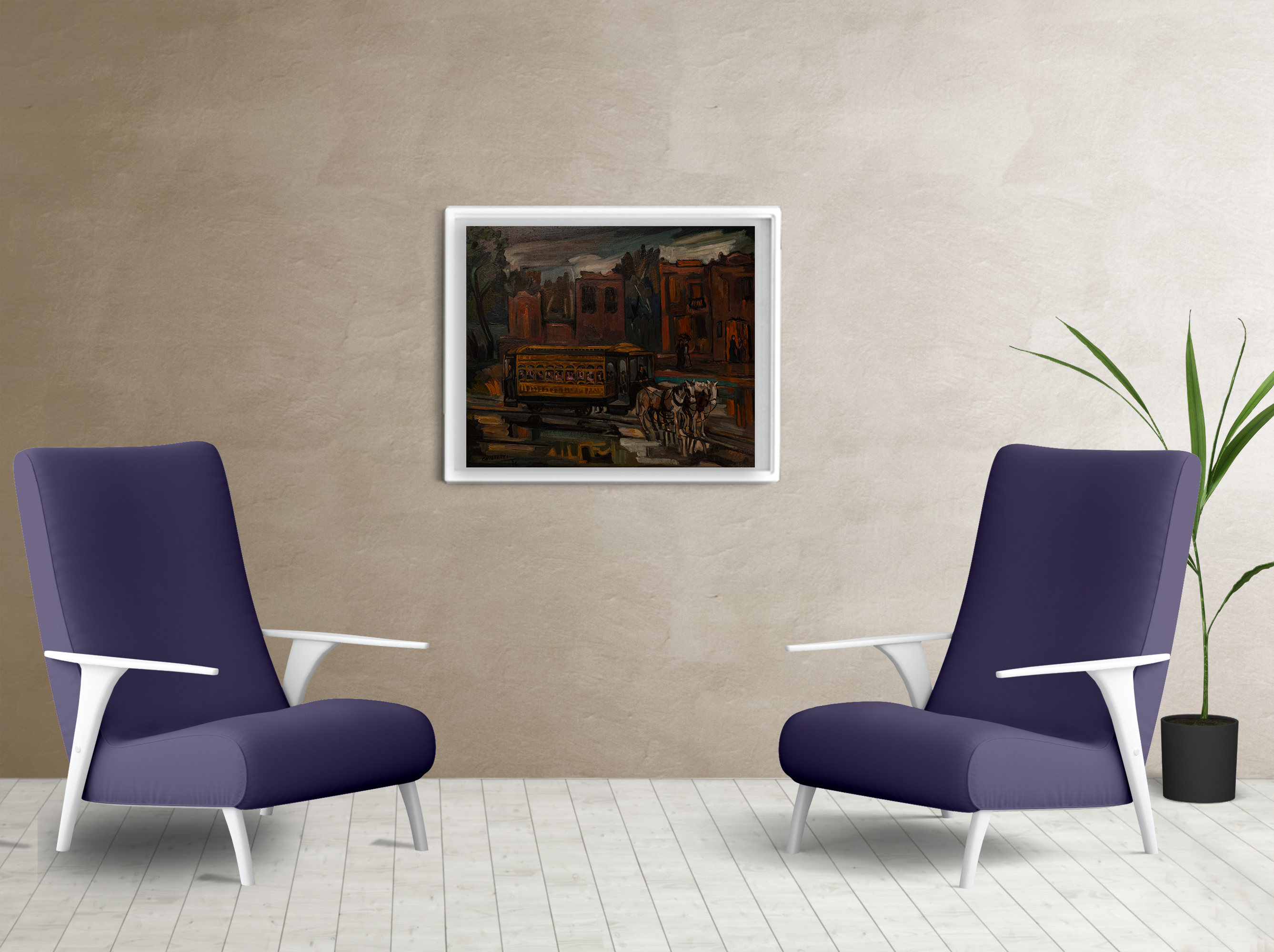 Living cuadro Buenos Aires 7